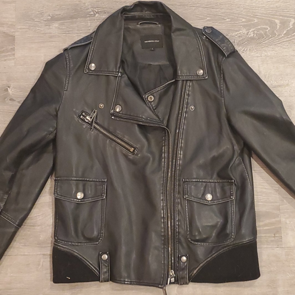 Members Only Faux Leather Jacket